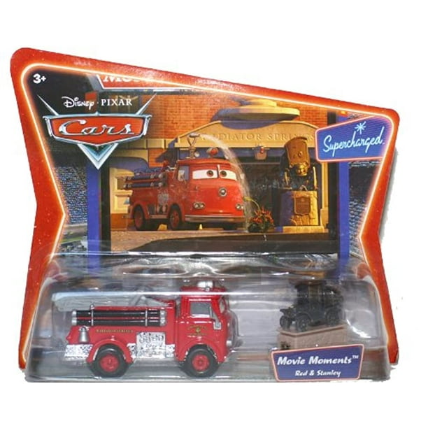 DISNEY PIXAR CARS RED & STANLEY MOVIE MOMENTS SUPERCHARGED